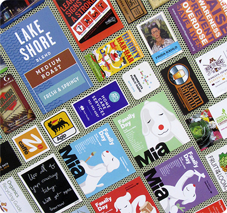 various promotional magnets