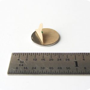 adhesive round magnet