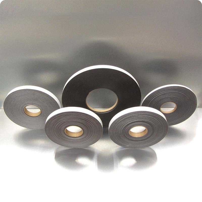 various sizes of adhesive magnetic tape